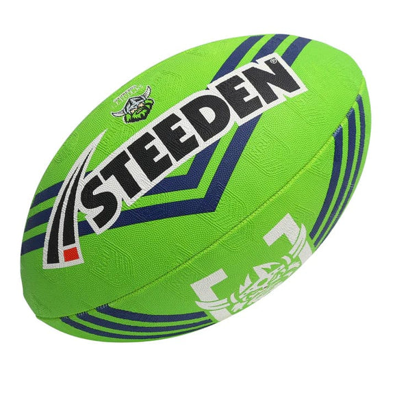 Canberra Raiders Steeden Supporter Football 11inch cut 9inch Pumped Up