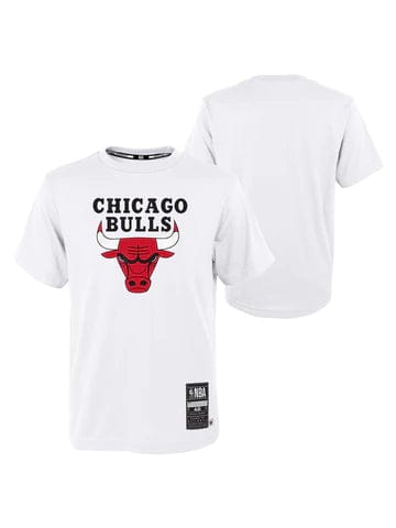 Chicago Bulls Team Logo Youth White Tee