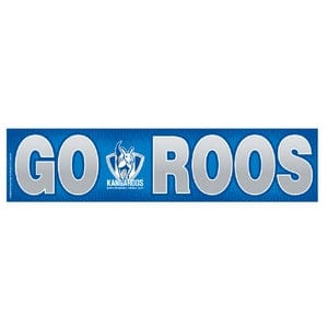 North Melbourne Kangaroos Go Roos Long Strip Party Poster