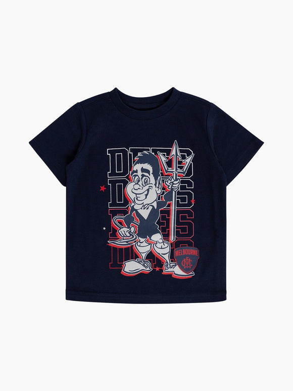 Melbourne Demons Kids Graphic Tee Nar