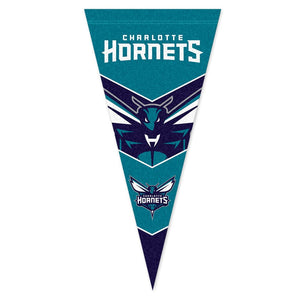 CHARLOTTE HORNETS NBA PENNANT FLAG