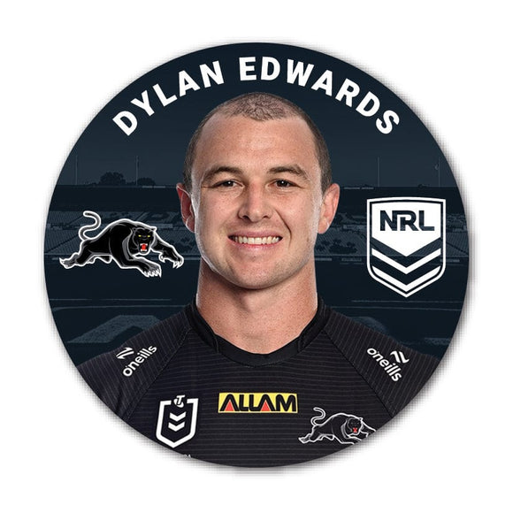 Penrith Panthers Dylan Edwards 2024 Player 58mm Button Badge
