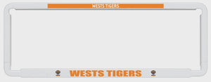 West Tigers Number Plate Frame