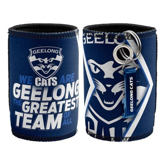 GEELONG CATS CAN COOLER WITH OPENER