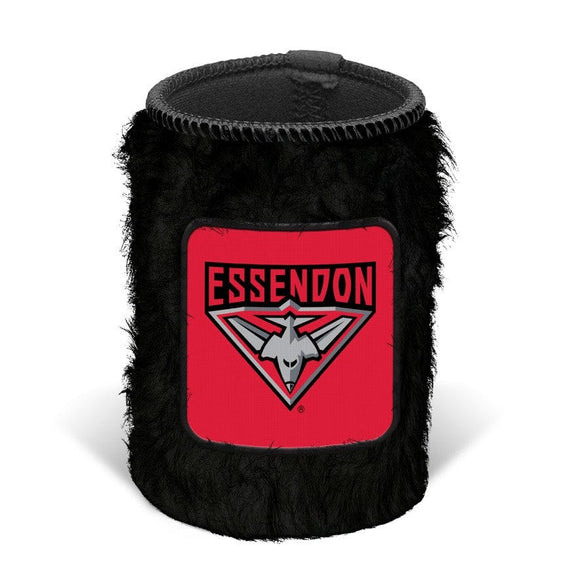 ESSENDON BOMBERS FLUFFY CAN COOLER