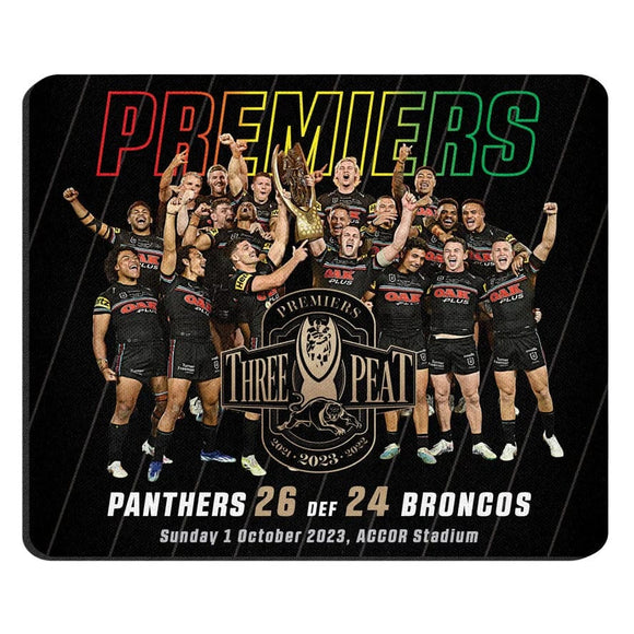 Penrith Panthers Mouse Mat Team Image 2023 Premiers