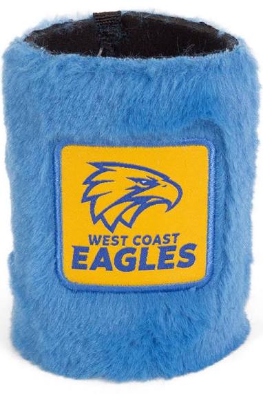 WEST COAST EAGLES FLUFFY CAN COOLER