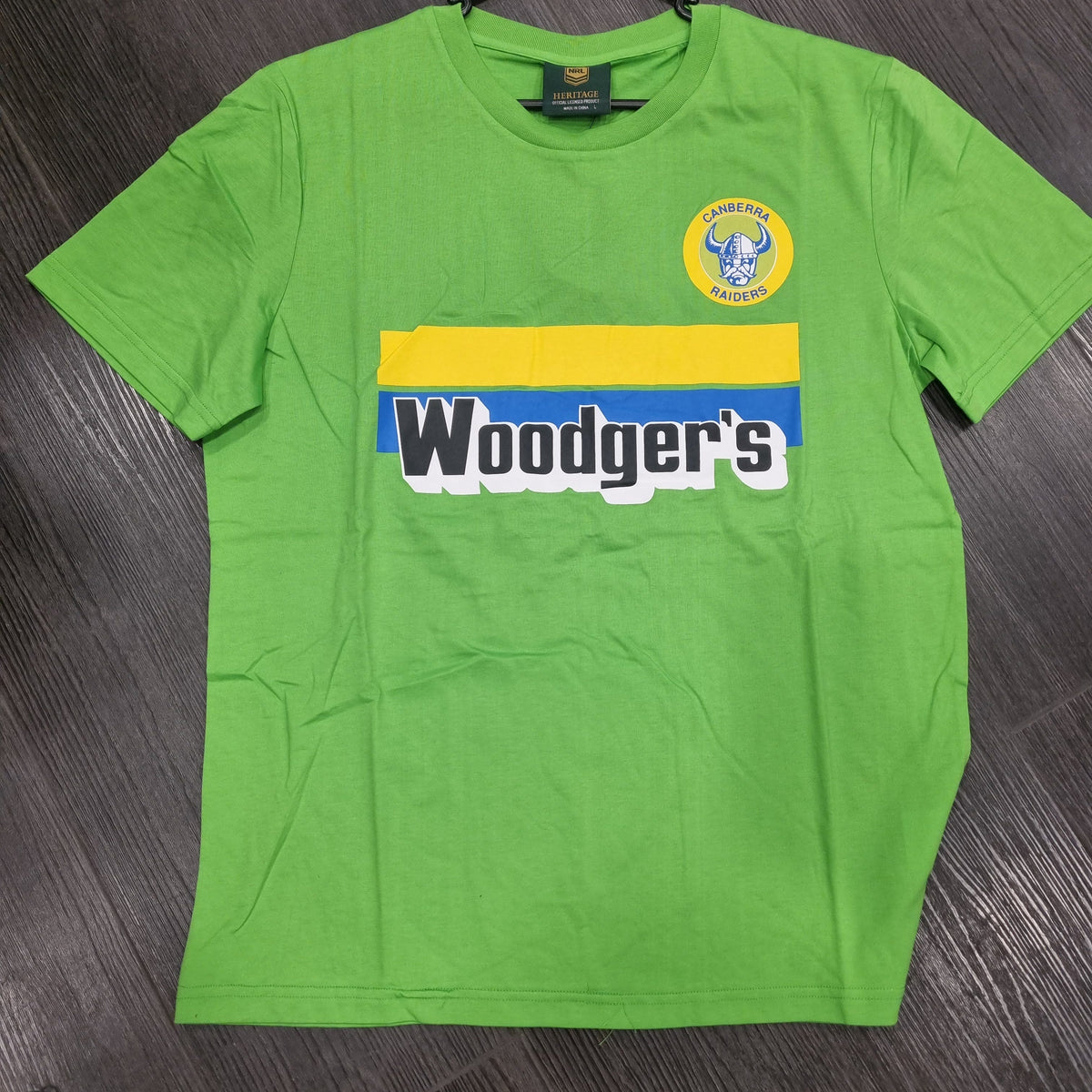 Canberra Raiders Woodgers Mens Retro Tee – Footy Plus More