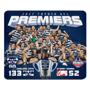 Geelong Cats Premiers 2022 Team Image Mouse Mat Phase 2