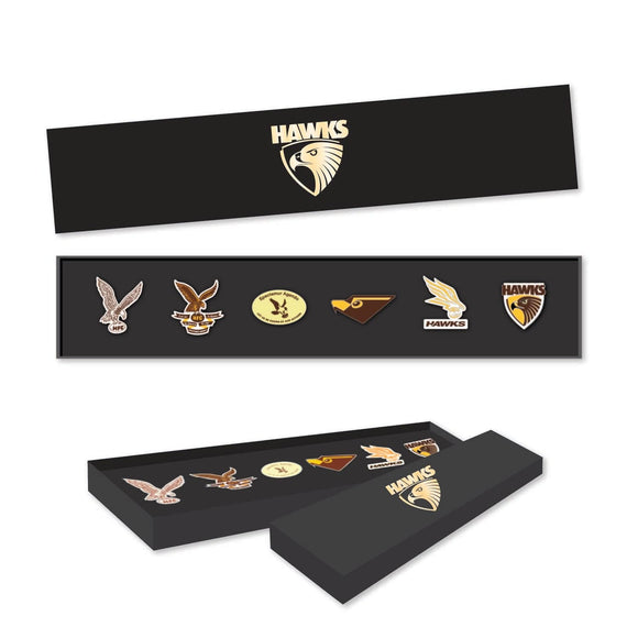 Hawthorn Hawks Evolution Pin Set