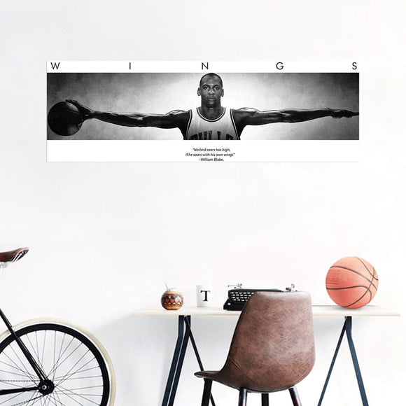 Michael Jordan Chicago Bulls Wings Poster