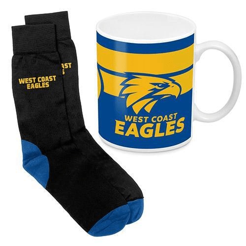 West Coast Eagles Mug and Sock Gift Pack