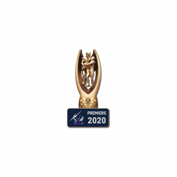 Footy Plus More Premiers 2020 2020 Melbourne Storm Premiers 3D Trophy Pin