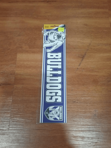 Canterbury-Bankstown Bulldogs bumper sticker