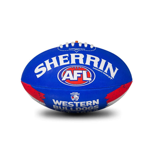 Western Bulldogs Sherrin Song Football Size 2