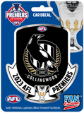 Collingwood Magpies Premiers 2023 Car Decal