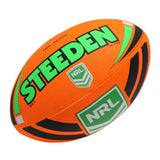 NRL Neon Orange Green Steeden Supporter Football Size 5