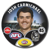 Collingwood 2024 player badge of Carmichael