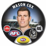 Collingwood 2024 player badge of Cox
