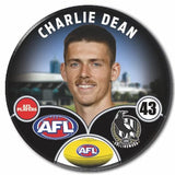 Collingwood 2024 player badge of Dean