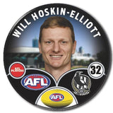 Collingwood 2024 player badge of Hoskin -Elliott