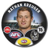 Collingwood 2024 player badge of Kreuger
