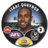 Collingwood 2024 player badge of Quaynor