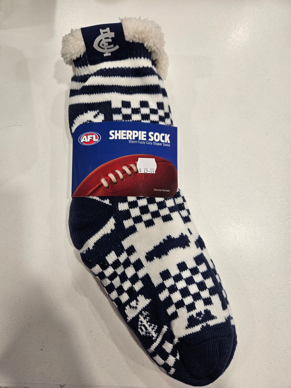 Carlton Blues Sherpie Fleece Socks