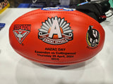 Sherrin Anzac 2024 Essendon Bombers Collingwood Magpies Soft Touch Football Size 3