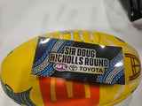 Sherrin Sir Doug Nicholls Round Indigenous Soft Touch Size 3 Yellow 2024