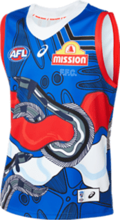 Western Bulldogs 2023 Indigenous Guernsey - Youth - Western Bulldogs Shop