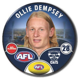 Geelong Cats 2024 Player badge of Dempsey