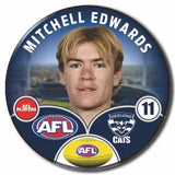 Geelong Cats 2024 Player badge of Edwards