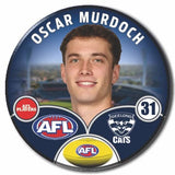 Geelong Cats 2024 Player badge of Murdoch