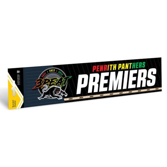 Penrith Panthers Bumper Sticker 2023 Premiers