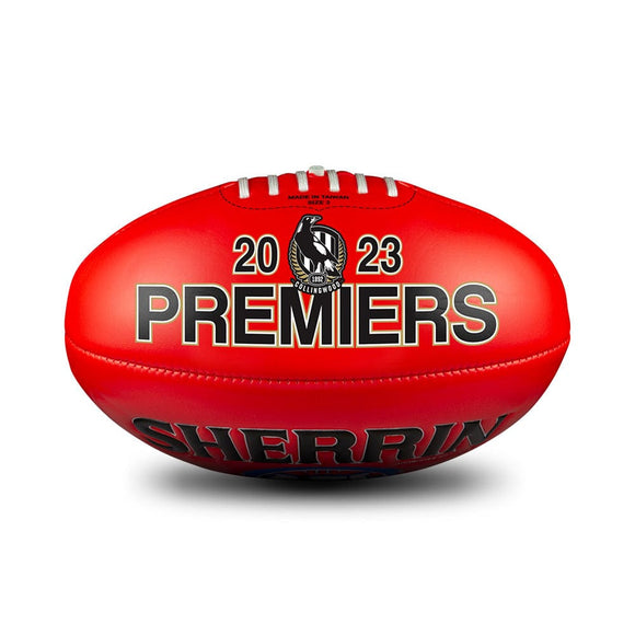Sherrin Super Soft Touch Football Premiers 2023 Collingwood Magpies