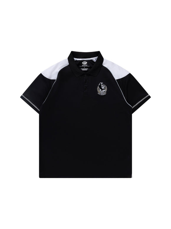 Collingwood Magpies Mens Performance Polo NAR