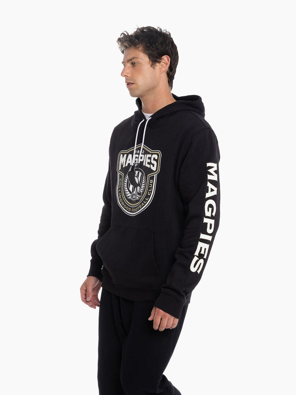 COLLINGWOOD MAGPIES MENS SUPPORTER HOOD
