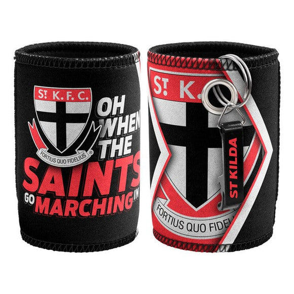 ST KILDA SAINTS CAN COOLER WITH OPENER