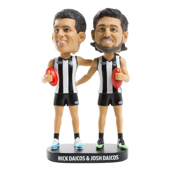 NICK AND JOSH DAICOS BROTHERS DOUBLE BOBBLEHEAD COLLINGWOOD MAGPIES