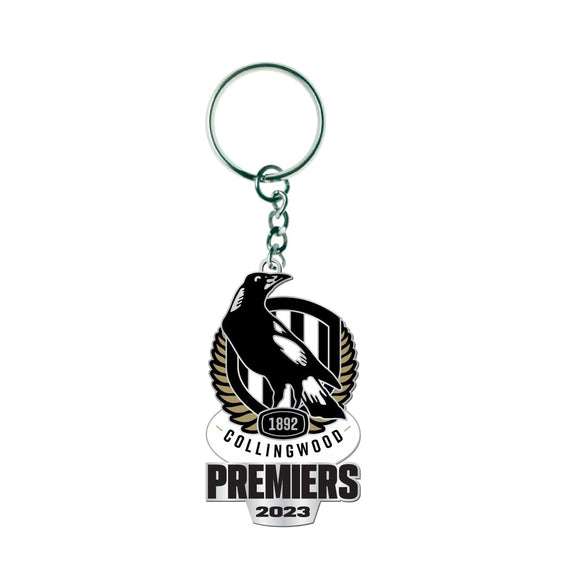 Collingwood Magpies 2023 Premiers Logo Keyring