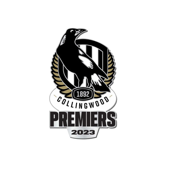 Collingwood Magpies 2023 Premiers Logo Pin