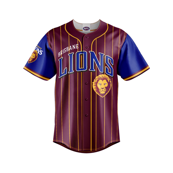 Brisbane Lions Slugger Baseball Shirt
