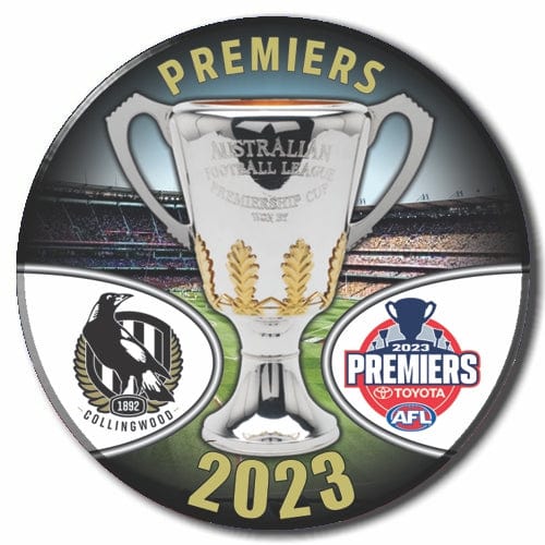Collingwood Magpies 2023 Premiers Logo Standard Badge