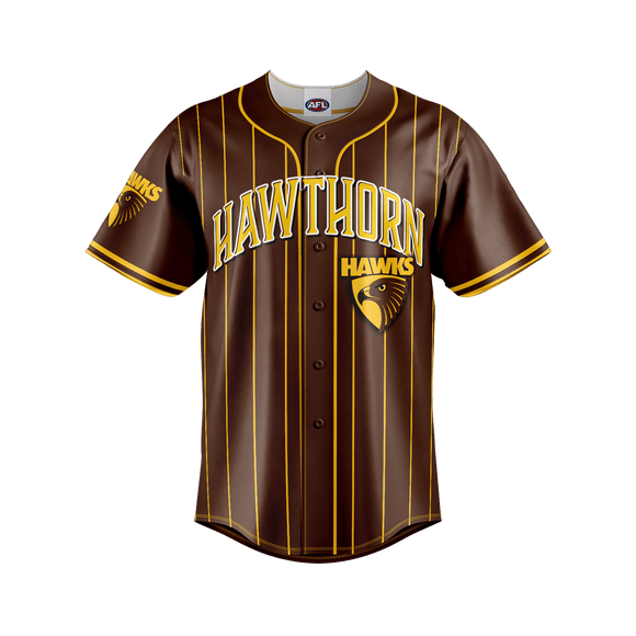 Hawthorn Hawks Slugger Baseball Shirt