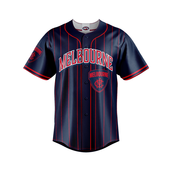 Melbourne Demons Slugger Baseball Shirt