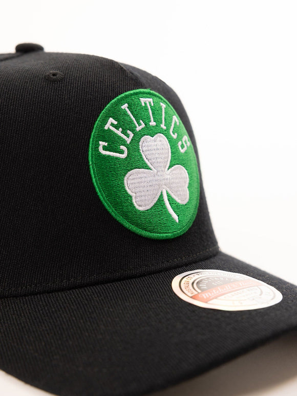 Boston Celtics NBA Black Cap Color Logo Mitchell And Ness