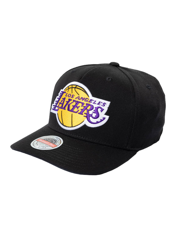 LA Lakers NBA Black Cap Color Logo Mitchell And Ness
