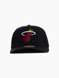 Miami Heat NBA Black Cap Color Logo Mitchell And Ness