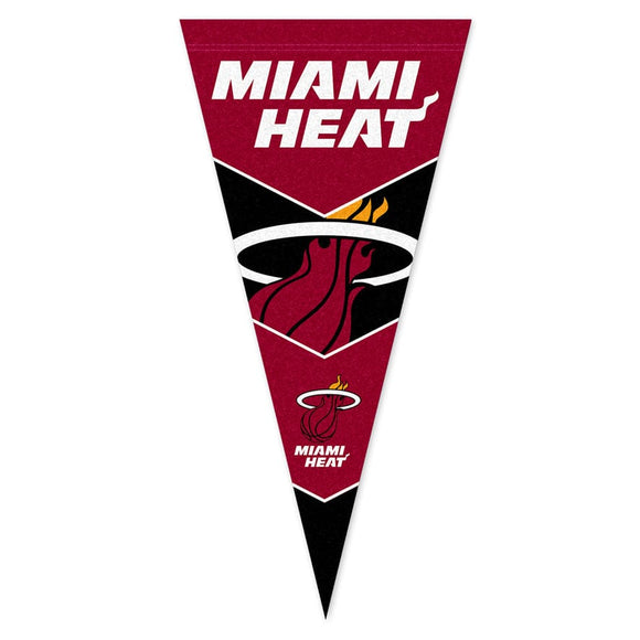 MIAMI HEAT NBA PENNANT FLAG